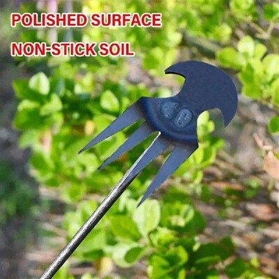 Garden Grass Weeder 4 Teeth Plants Grass Root Weeding Hand