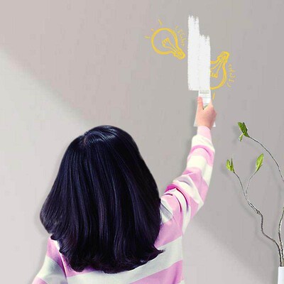Small Rolling Brush Wall Latex Paint Wall Mending Repairing