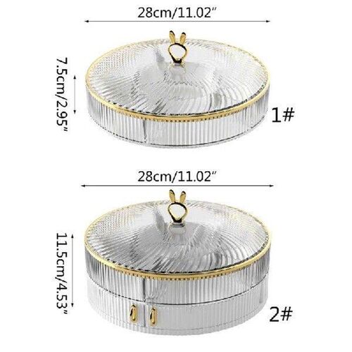 H55A Serving Tray 1PC  Clear Multifunctional Party  Tray