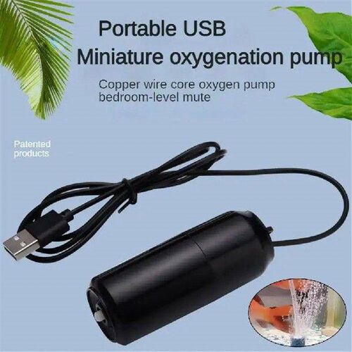 Aquarium Oxygen Air Pump Fish Usb Silent Air Compressor