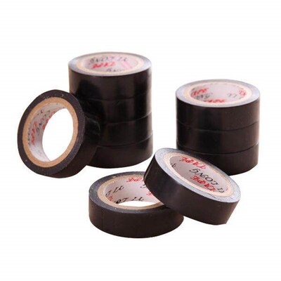 Black plastic electrical insulation tape, flame-retardant el
