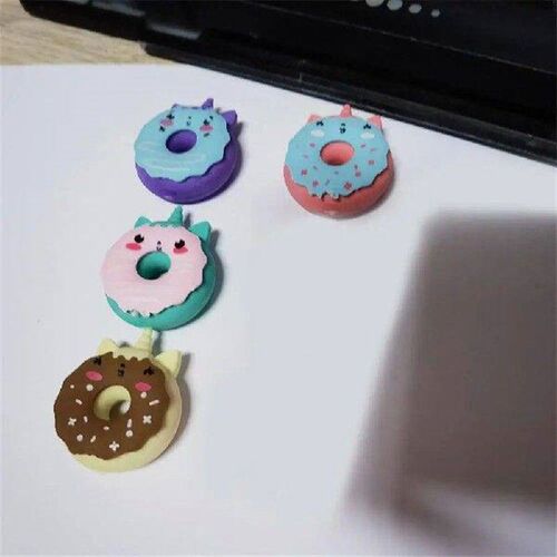 2024 New Cute Kawaii Unicorn Donut Eraser Creative Pencil