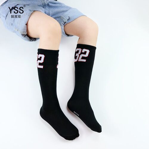 Yi Pr Childrens Socks Autumn and Winter New Digital No-heel