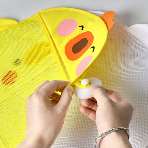 Baby Bath Toys Duck Mesh Net Toy Storage Bag Strong With Suc