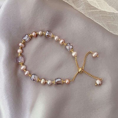 Natural Freshwater Pearl Brlet Girls High Sense Ins Niche De