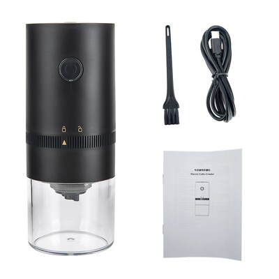 Electric Coffee Grinder Automatic Beans Mill Portabl咖啡研磨