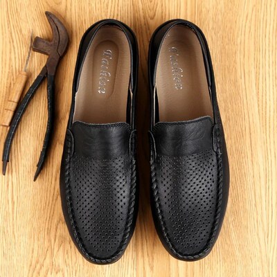 Italian Mens Shoes Casual Luxury Brand Summer Men Loafers Ge