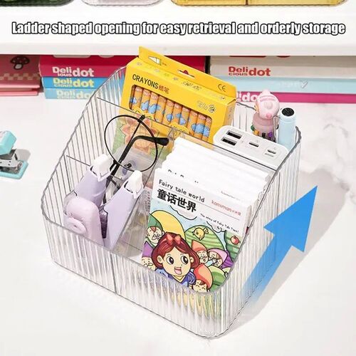 Plastic Makeup Bathroom Storage Box Cosmetic Organizer Deskt