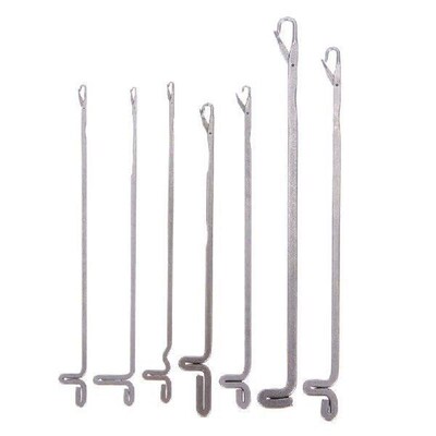 7pcs/set Sealing Crochet Weave Knitting Tools Metal Bent