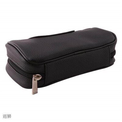 TOBACCO SMOKING PIPE BAG SOFT PU LEATHER SMELL PROOF PORTABL
