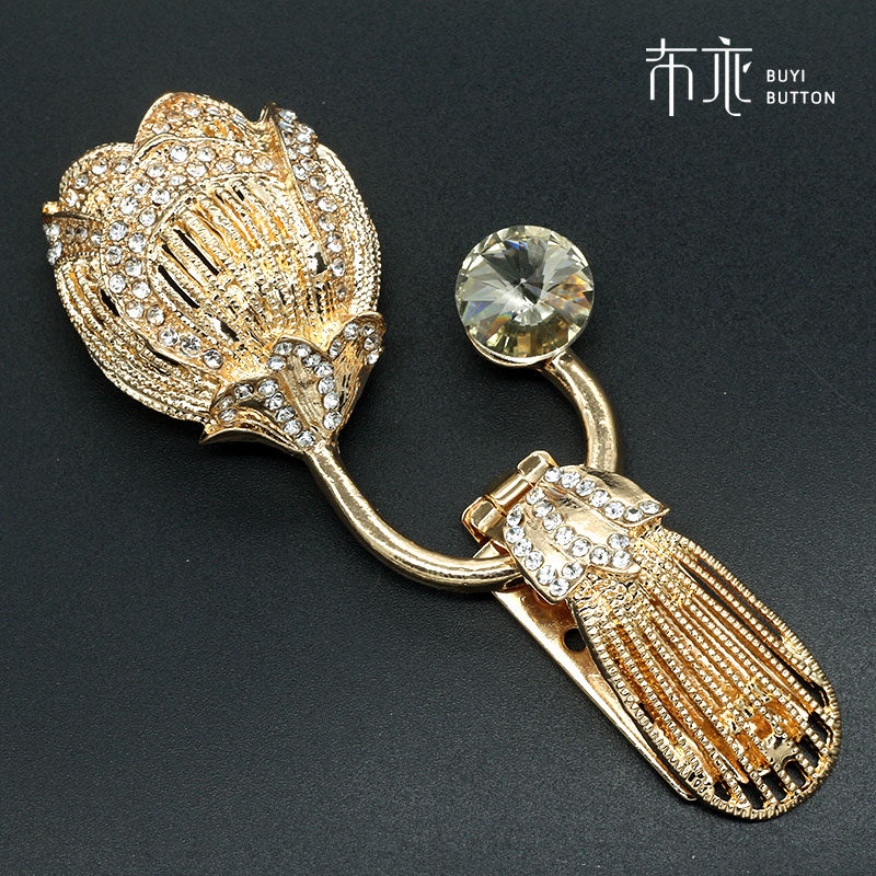 貂皮大扣裘皮皮草大衣装饰扣子纽扣水钻高档新款领口扣鸭嘴扣对扣,居家布艺,纽扣,淘宝优惠券,粉丝福利购,淘宝优惠卷