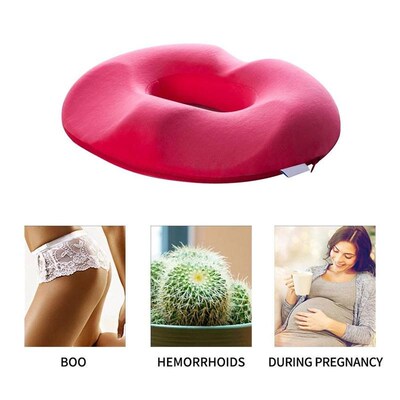 Donut Pillow Hemorrhoid Seat Cushion Coccyx Orthopedic Massa
