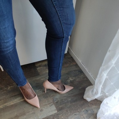 Women 7.5cm 10.5cm High Heels Wedding Bridal Classic Pumps L