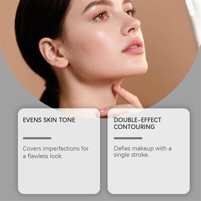 Nude Pink Radiant Concealing Foundation Stick - Creates a li