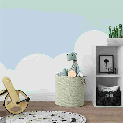 16 Pcs Basket for Kids Wooden Tags Toy Organizer Plate