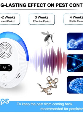 6PcsUltrasonic Pest Repeller Indoor Electric mosquito liquid