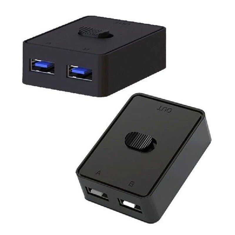 USB3.0 DualPort KVM Switcher Printer Sharing SwitchSelector