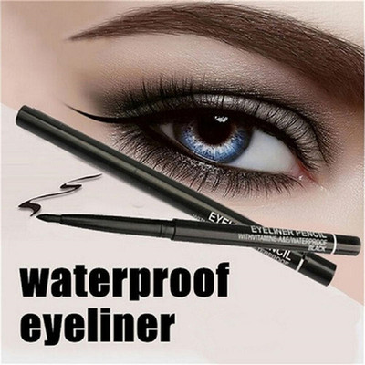 1PC Black Brown Natural Eye Liner Make Up Eyeliner Pencil Wa