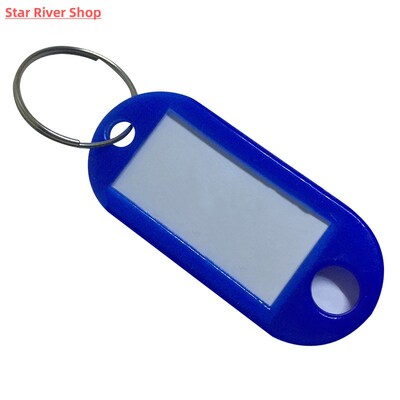 30pcs/set Multicolor Keychain Key ID Label Tags Luggage ID T