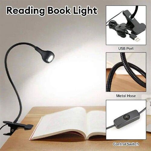 Flexible Table Lamp Reading Lamp USB Adjustable Goosenecks