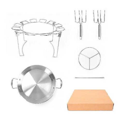 Stainless Steel Chicken Wing Legs Rack with Drip Pan Large