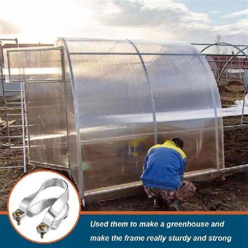Greenhouse Pipe Connector 5Pcs Aluminium Pipe Clips Pipe