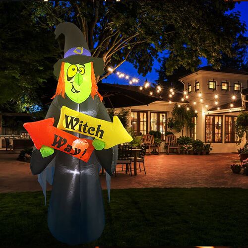 240cm 270cm Halloween Home Outdoor Decoration Arch Door Scar