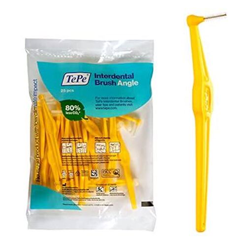 TEPE Interdental Brush Angle, Angled Dental Brush for Tee