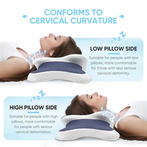 Memory Foam Pillow Cervical Pillow Neck Pain Relief Contour