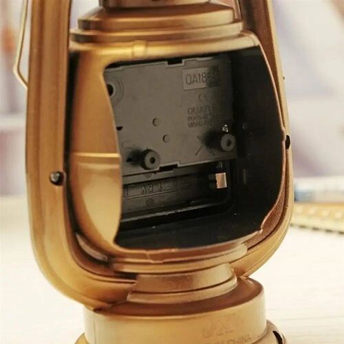 Retro Kerosene Light Alarm Clock Vintage Alarm Clock Table C