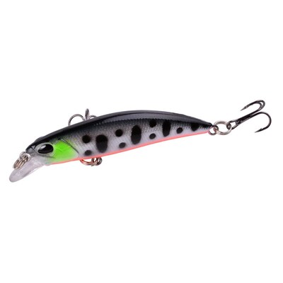 10pcs Laser Slow Minnow Fishing Lure Set 4g 7cm Wobblers Cra