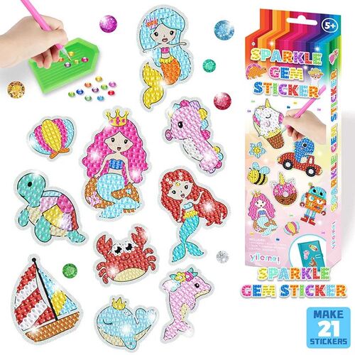 5D Diamond Painting DIY for Kids Sparkle GEM Art Craft Kit D