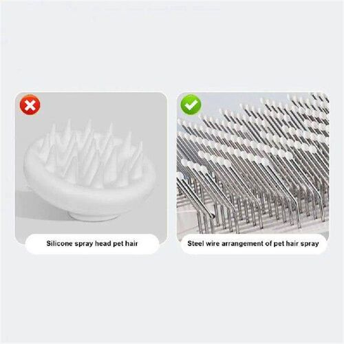 Static-free Pet Grooming Brush Self-cleaning Pet Hair