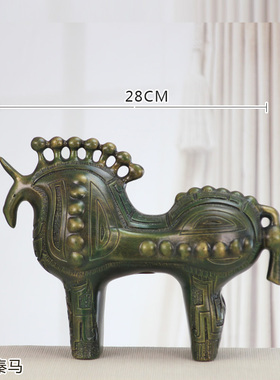 大象仿古青铜色吉象摆件办公室家居客厅玄关博古架装饰品摆件礼品