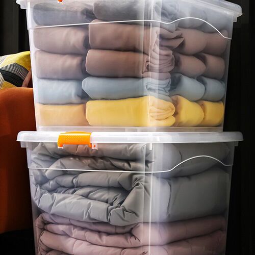 Newextra large storage box plastic clothes closet storage 30