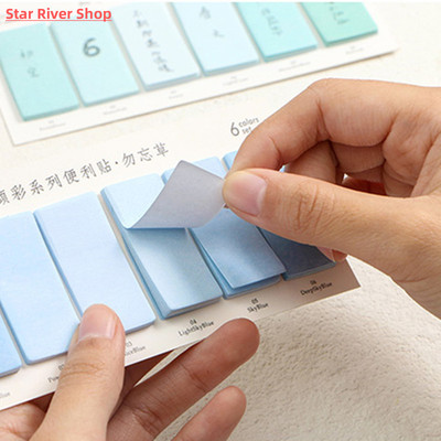 6 Colors Set Cute Novelty Sticky Notes Memo Pad Index Sticke