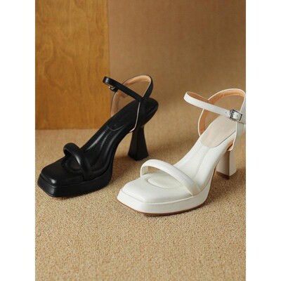 Summer Platform Sandals for Women Super Soft Thick Heel Wate