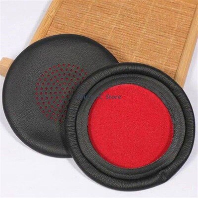 H8WA 1 Pair Soft Earmuffs Ear Sponge Sleeve Leather