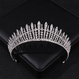 Simulated Pearls Crystal Wedding Tiaras And Crowns For Queen