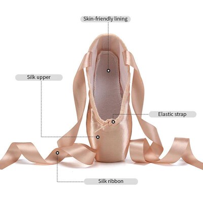 Child And Adult Ballet Dance Shoes Girls Ballet Pointe Shoes