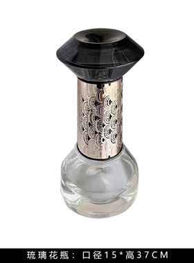 样板房窗台卧室床头柜装饰品摆件水晶台灯装饰书客厅茶几香薰