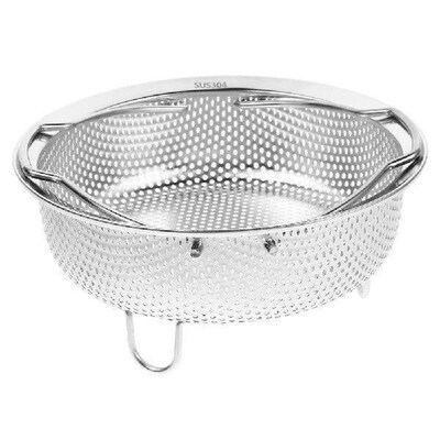 Stainless Steel Fine Mesh Strainer Steamer Insert Pot Fruit