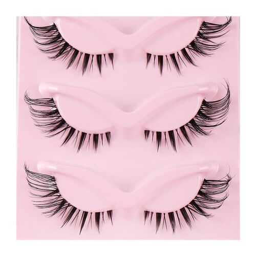 False Eyelashes Wispy Cat Eye 5 Pairs Natural Fluffy Volume