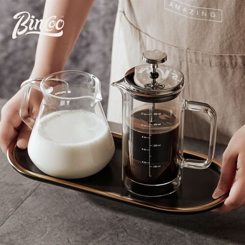 600ml Stainless Steel French Press Coffee Maker tea Pot 304