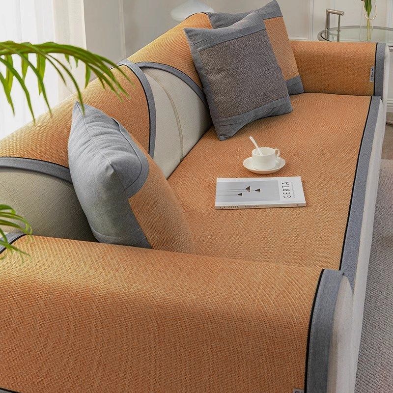 新款202藤席沙发垫夏季凉席冰丝坐垫子防滑沙发罩盖布座垫定制,居家布艺,沙发垫,淘宝优惠券,粉丝福利购,淘宝优惠卷