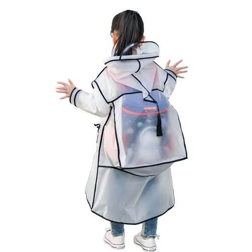 Children New One Piece Waterproof Thickened Raincoat Summer