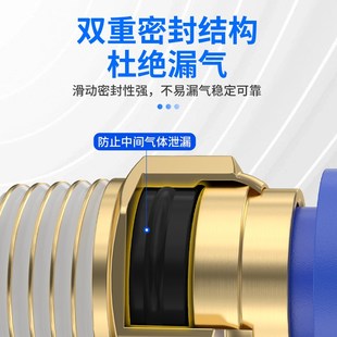 气管快插铜接头直通外螺纹外丝气动元件快接气源接头PC8-02/-M5