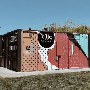 集装箱移动售亭商铺货啡屋奶集装箱售茶店咖办公室棋牌室社区便利