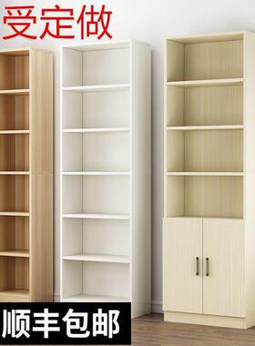 钉做书办17074架置公物架带门木柜质简易学生落地柜卧室隔断家用