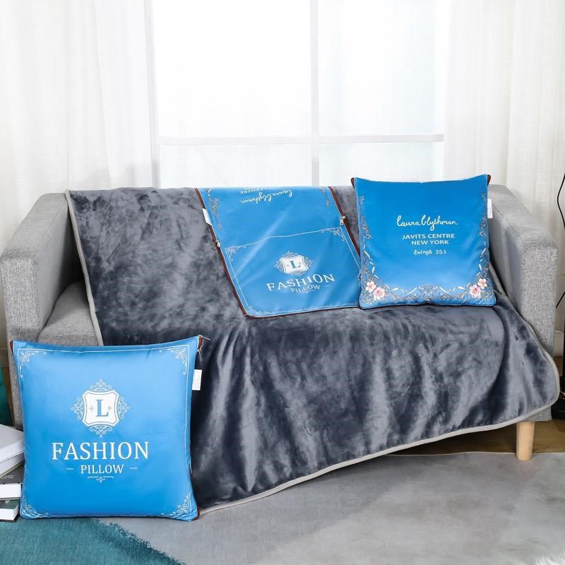 定制午睡汽车抱枕两用毯子法兰绒空调毯办公盖毯靠垫枕头二合一,居家布艺,抱枕被,淘宝优惠券,粉丝福利购,淘宝优惠卷